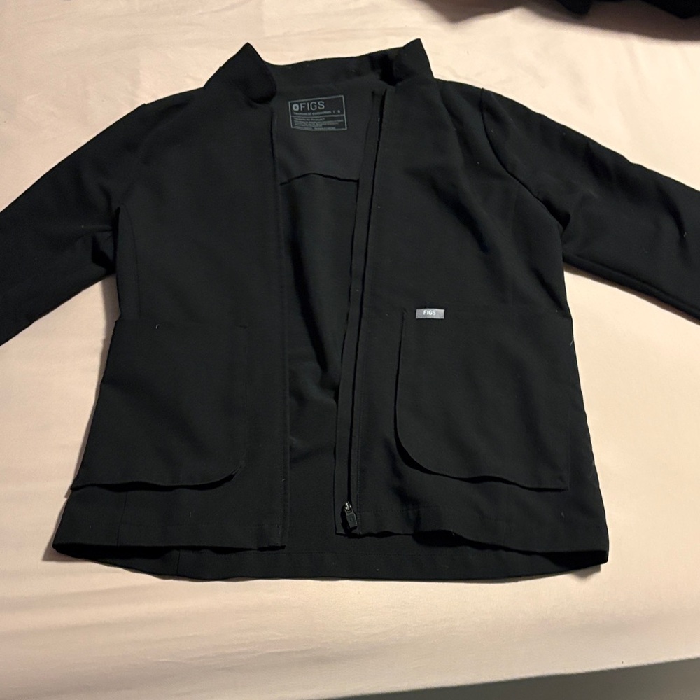 Figs Women's Black Blazer Jacket